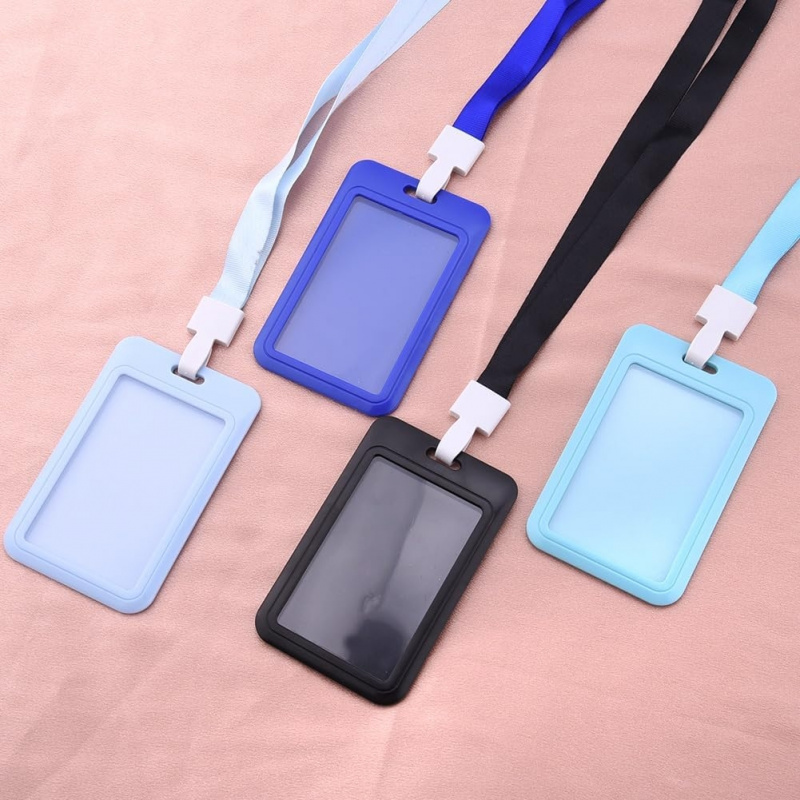 Colorful Sliding Vertical ID B - Lanyard Badge Holder avaliação e preço