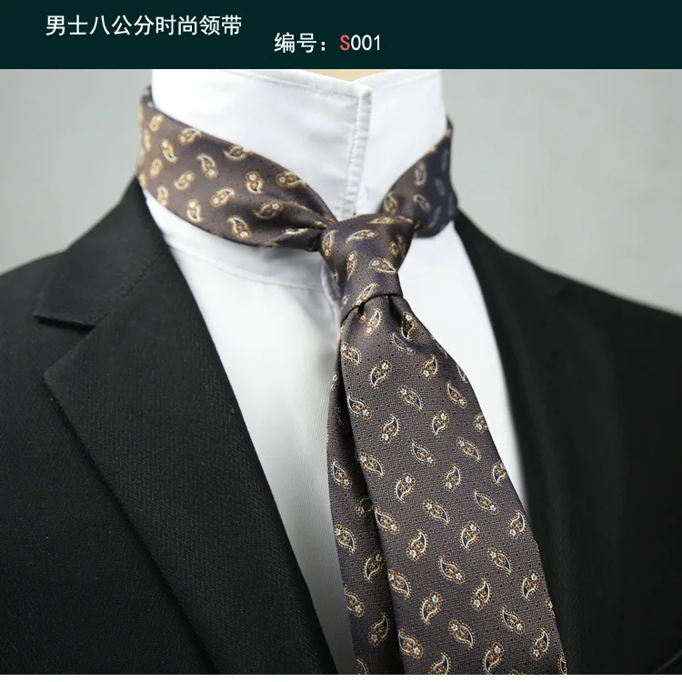 Linbaiway Business Floral Prin - Skinny Tie Men avaliação e preço