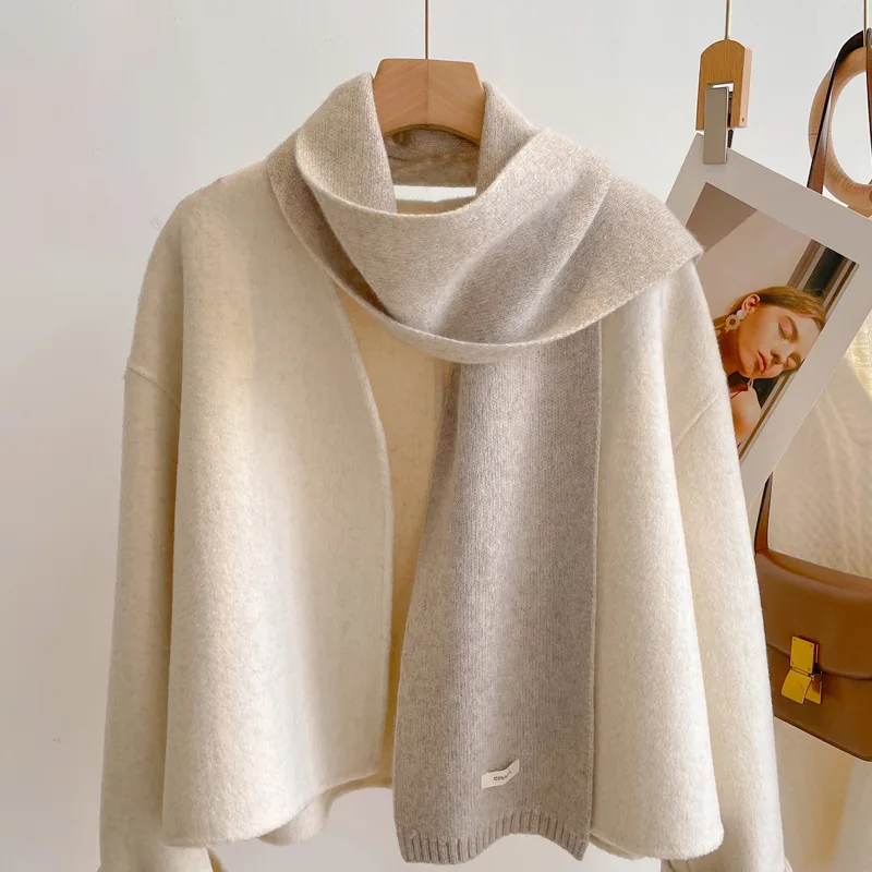 High Quality 100% Wool Scarf M - Muffler Men Wool avaliação e preço