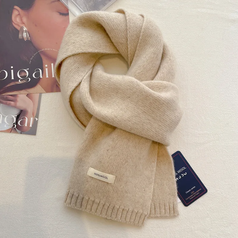 High Quality 100% Wool Scarf M - Muffler Men Wool avaliação e preço