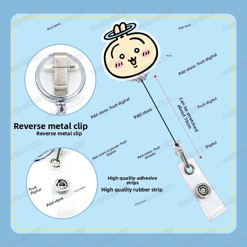 jiyi Retractable Badge Reel Ka - Lanyard Badge Holder avaliação e preço