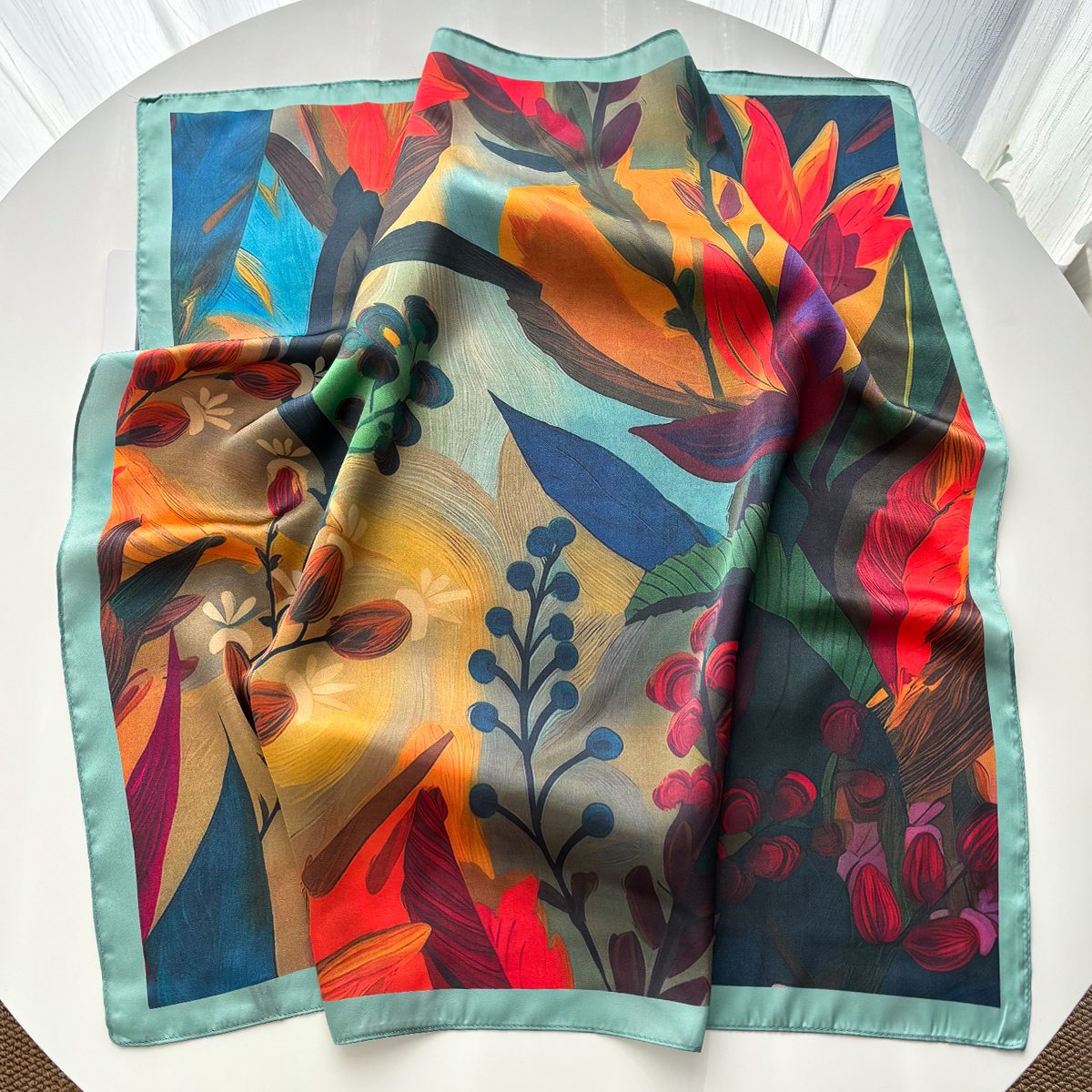 2026 Summer New Scarf Women Oi - Scarf Silk Square avaliação e preço