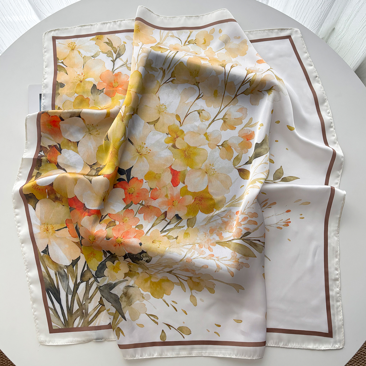 2026 Summer New Scarf Women Oi - Scarf Silk Square avaliação e preço