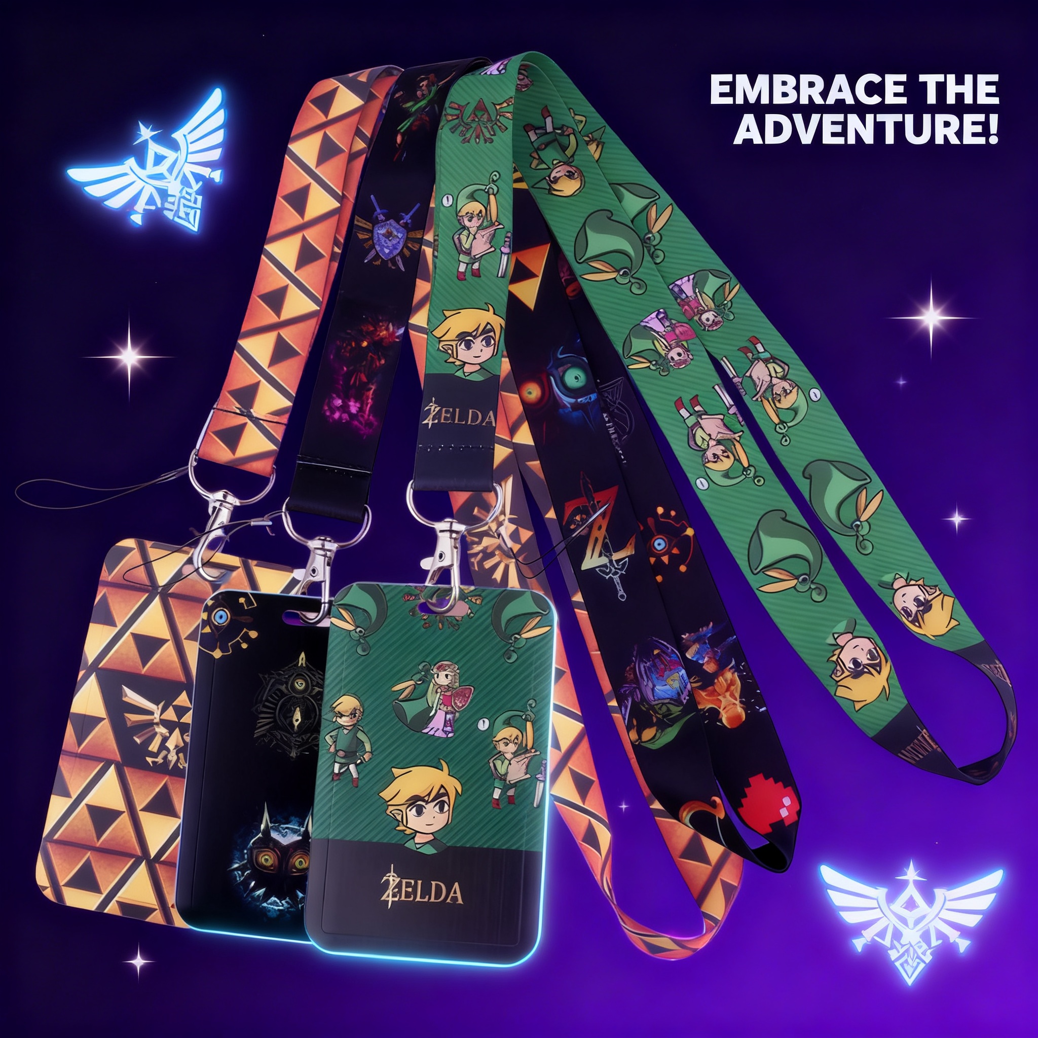 Cartoon Game Lanyards for Key  - Lanyard Badge Holder avaliação e preço