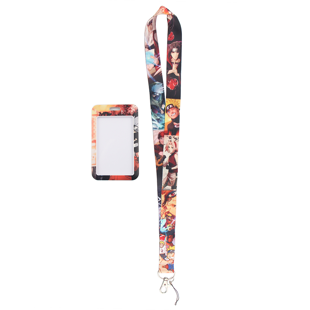 Japanese Anime Red Clouds Busi - Lanyard Badge Holder avaliação e preço