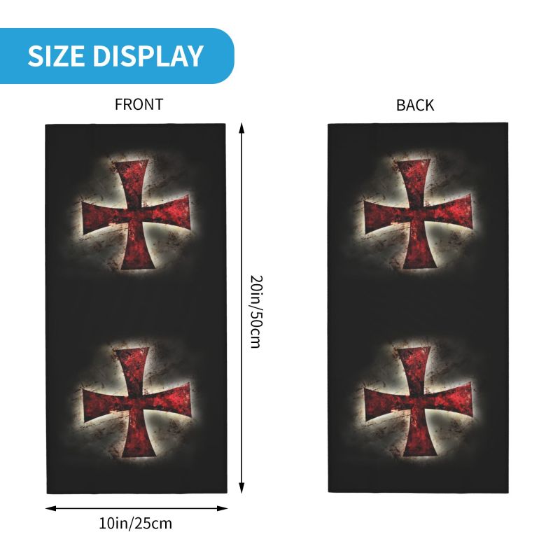 Custom Knights Templar Flag Ba - Neck Warmer Tube avaliação e preço