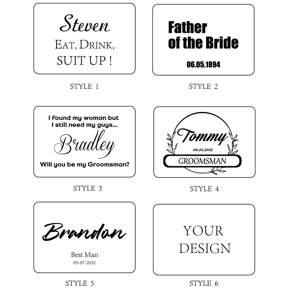 Name Engraved Groomsmen Best M - Tie Bar Set Gift avaliação e preço