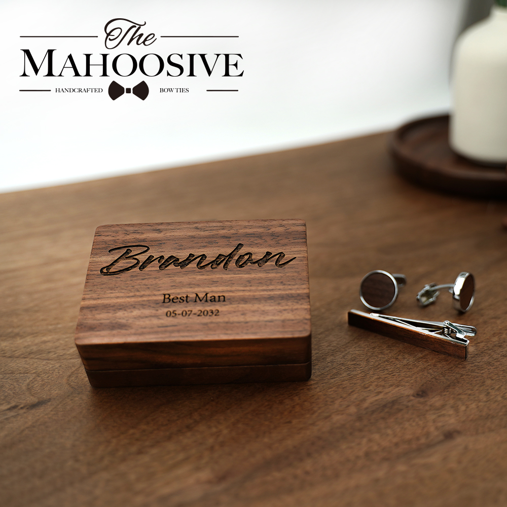 Name Engraved Groomsmen Best M - Tie Bar Set Gift avaliação e preço